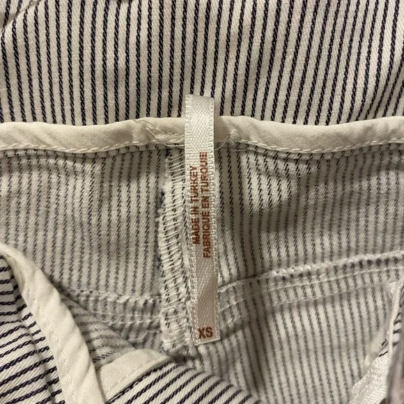 Free People Striped Elastic Pants Size XS - Picture 5 of 8